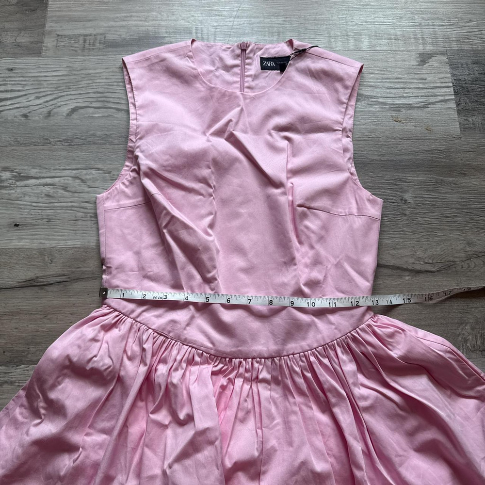 ZARA MINI DRESS ZW COLLECTION - SIZE XS - BRAND NEW WITH TAG - Picture 4 of 8